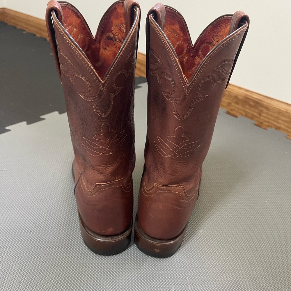 Lucchese Roper Round Toe Boots - Picture 13 of 16